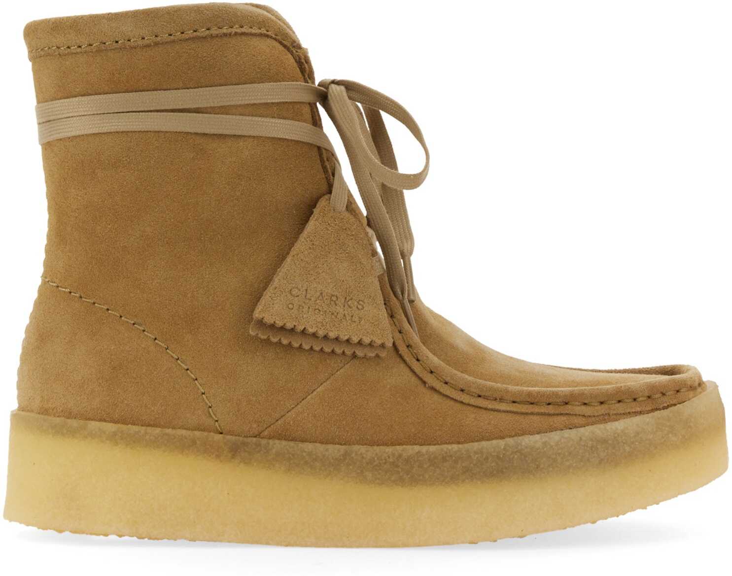 Clarks Wallabeecup High Boot BEIGE