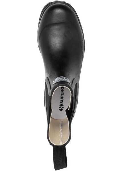 Cizme scurte Superga Rubber Boot BLACK Femei (BM 9427970) 4