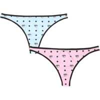Chiloti Pack Of Two Briefs With Logomania Femei