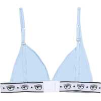 Lenjerie intima Chiara Ferragni Dama - Lenjerie intima Chiara Ferragni Bralette With Maxi Logomania AZURE Femei (BM 9427997) - B-mall.ro