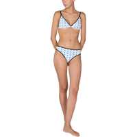 Lenjerie intima Chiara Ferragni Dama - Lenjerie intima Chiara Ferragni Bralette With Logomania AZURE Femei (BM 9428012) - B-mall.ro