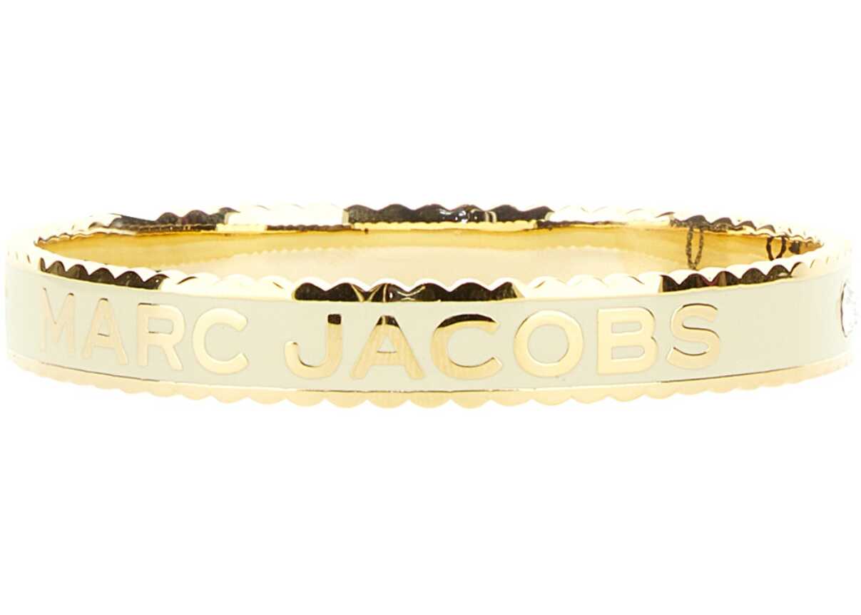 Marc Jacobs Rigid Medallion Bracelet WHITE image0