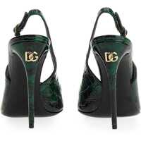 Pantofi cu toc Leather Sling Back Femei