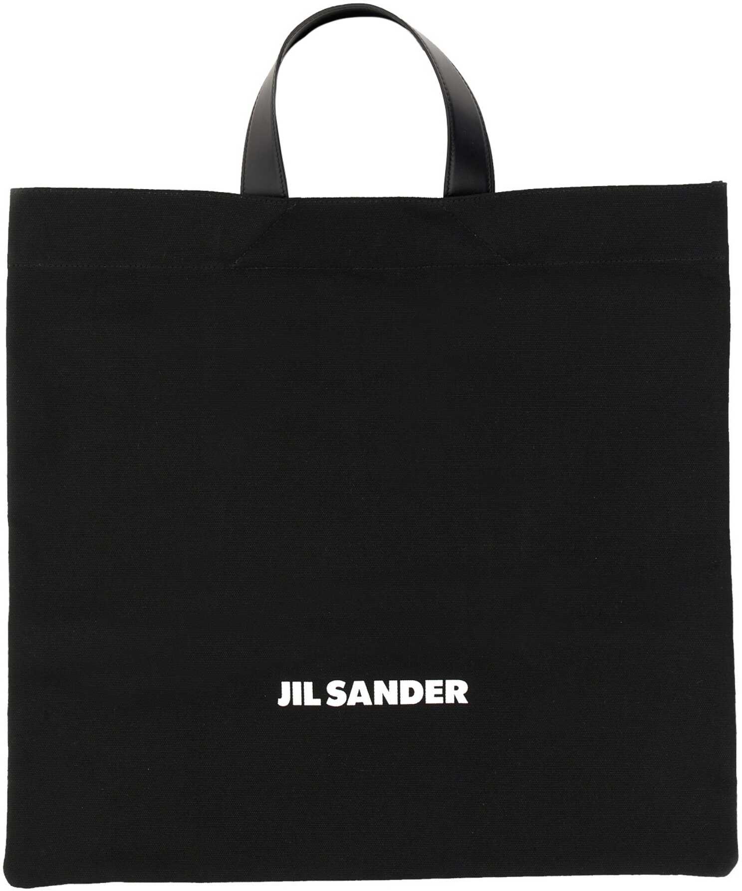 Jil Sander Medium Tote Bag BLACK