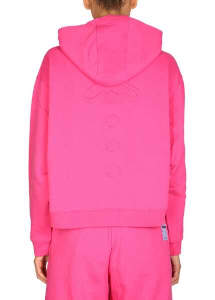 Hanorace MCQ Alexander McQueen Hoodie FUCHSIA Femei (BM 9432680) 3