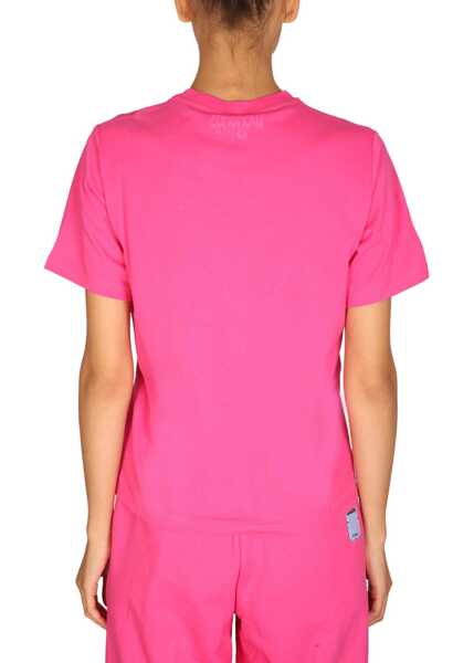 Tricouri MCQ Alexander McQueen T-Shirt With Logo FUCHSIA Femei (BM 9432686) 3