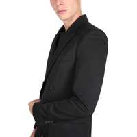 Sacouri pentru Barbati - Sacouri Balmain Double-Breasted Jacket BLACK Barbati (BM 9432758) - B-mall.ro