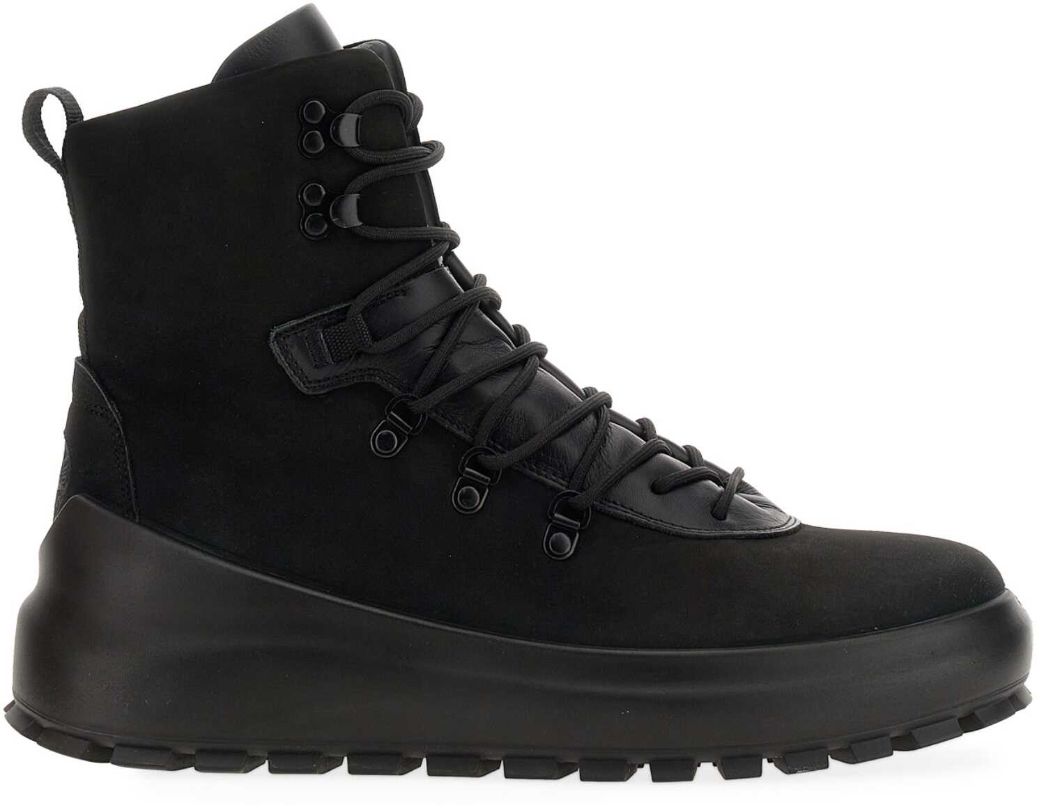 Stone Island Leather Boot BLACK