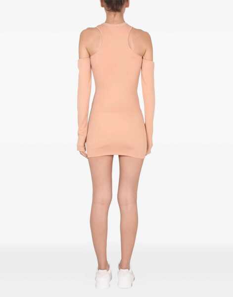 Rochii casual Off-White Asymmetric Mini Dress BROWN Femei (BM 9433112) 2