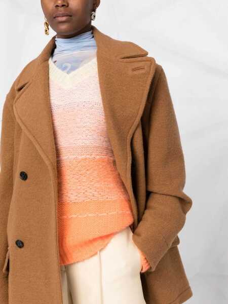 Paltoane Marni Double-Breasted Coat BEIGE Femei (BM 9433268) 3