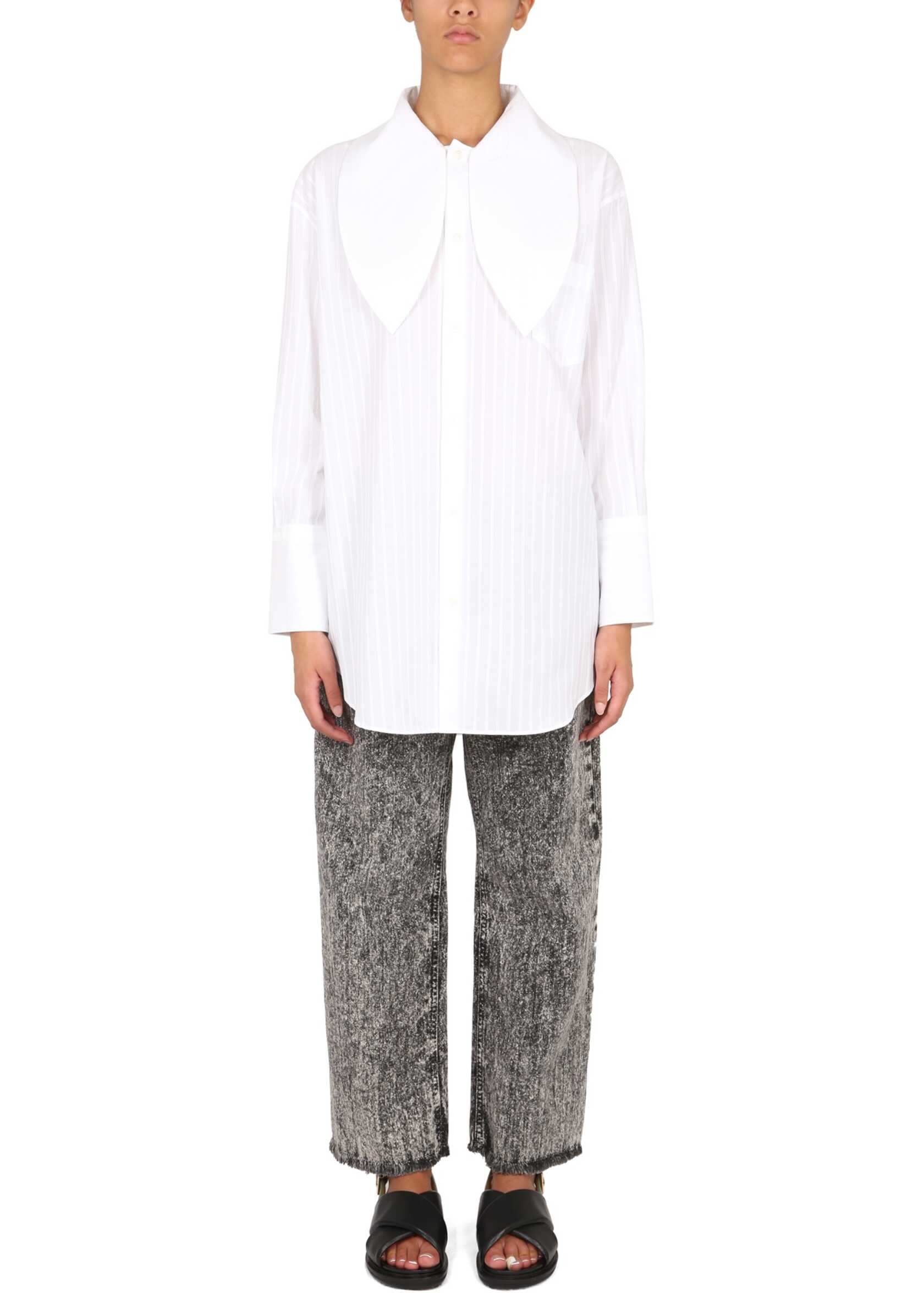 Marni Poplin Shirt WHITE