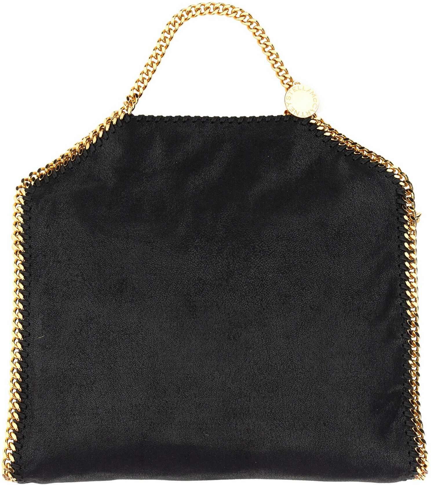 Stella McCartney Falabella Fold Over Tote Bag BLACK