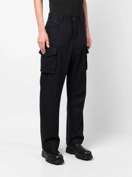 Pantaloni casual Lardini Cargo Pants BLUE Barbati (BM 9433580) 3