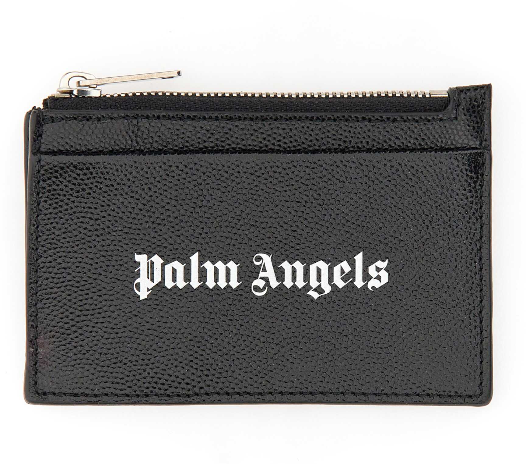 Palm Angels Caviar Card Holder BLACK