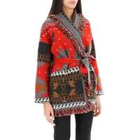 Cardigane 'Arctic Ocean' Icon Cardigan In Jacquard Wool And Cashmere Femei