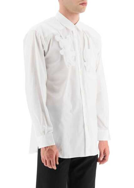 Camasi Barbati Comme des Garçons Cotton Shirt With Applications