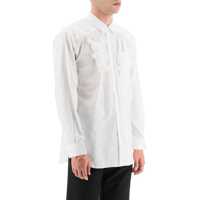 Camasi Cotton Shirt With Applications Barbati
