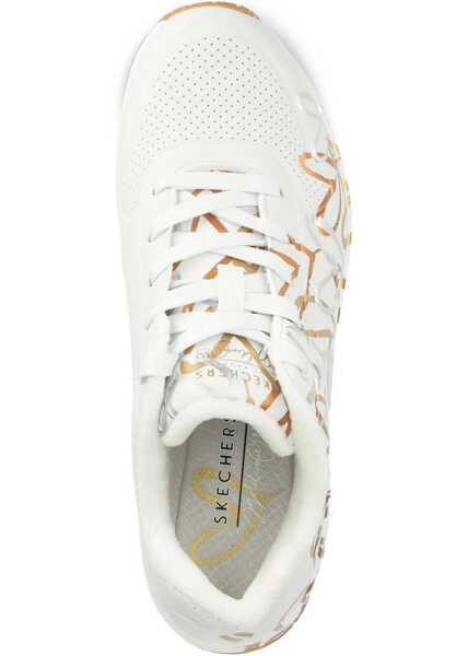 Sneakers SKECHERS Uno-Metallic Love White Femei (BM 9438044) 4