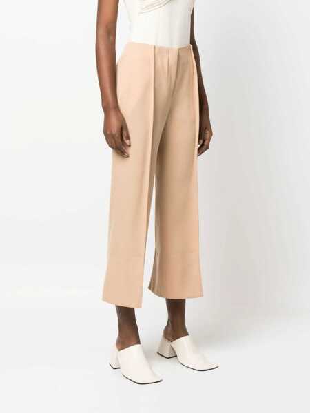 Pantaloni casual Jil Sander Wool Pants BEIGE Femei (BM 9438809) 3