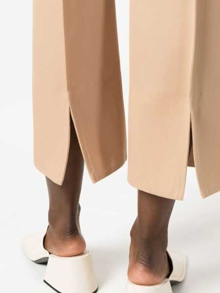 Pantaloni casual Jil Sander Wool Pants BEIGE Femei (BM 9438809) 5