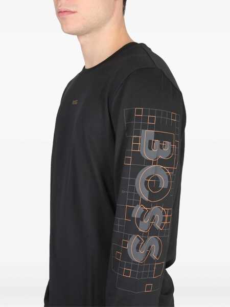 Tricouri Hugo Boss T-Shirt With Logo BLACK Barbati (BM 9438824) 3