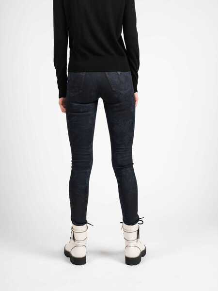 Pantaloni casual GUESS Skinny W63A46D27E0 Granatowy Barbati (BM 9440060) 4