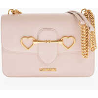 Genti de umar Love Faux Leather Shoulder Bag With Golden Chain Femei