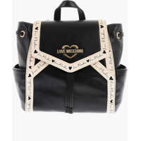 Rucsacuri Love Eco-Leather Backpack With Contrast Logoed Detail Femei