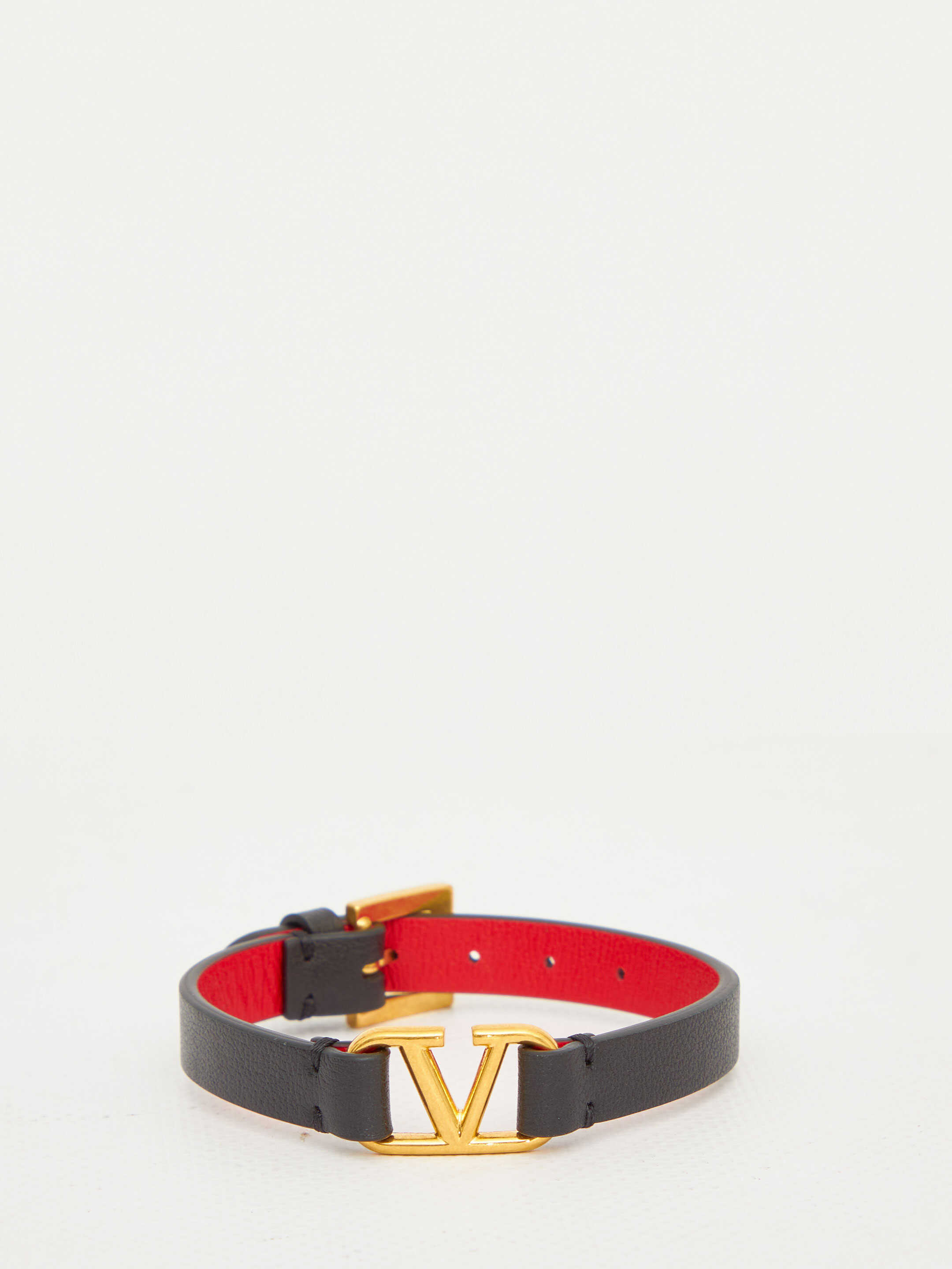Valentino Garavani Vlogo Signature Bracelet Black/red image