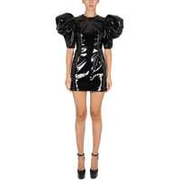 Rochii casual Short Patent Leather Dress Femei