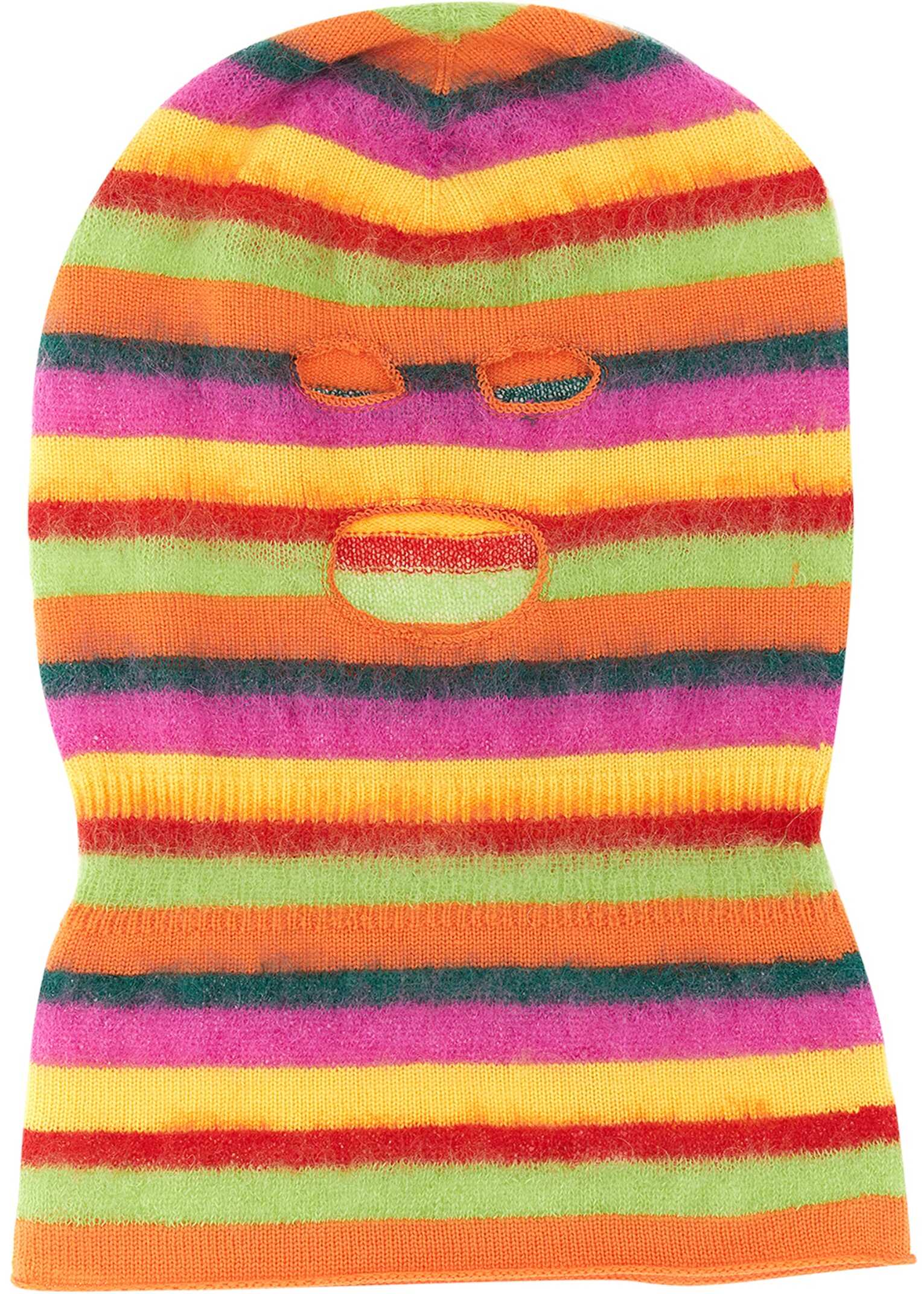 Balaclava With Striped Pattern