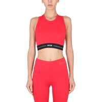 Bluze Top Con Elastico Logato Femei