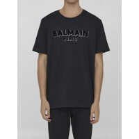 Tricouri Black T-Shirt With Logo Barbati