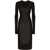 Dolce & Gabbana Sequin Midi Dress BLACK
