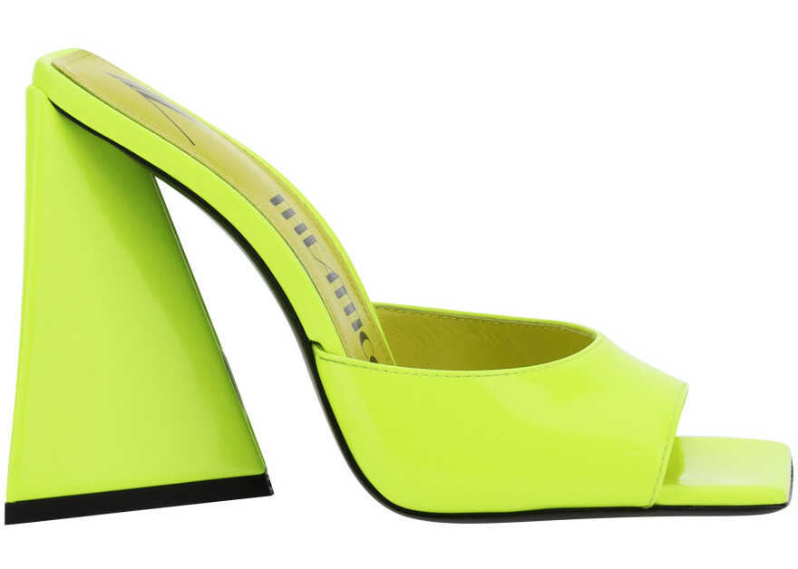 THE ATTICO Devon Sandals FLUO YELLOW
