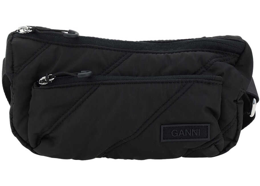 Ganni Baguette Shoulder Bag BLACK
