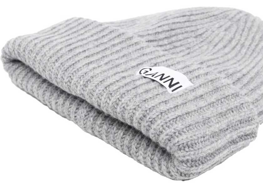 Caciuli Ganni Beanie Hat PALOMA MELANGE Femei (BM 9448772) 2