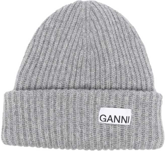 Caciuli Ganni Beanie Hat PALOMA MELANGE Femei (BM 9448772) 1