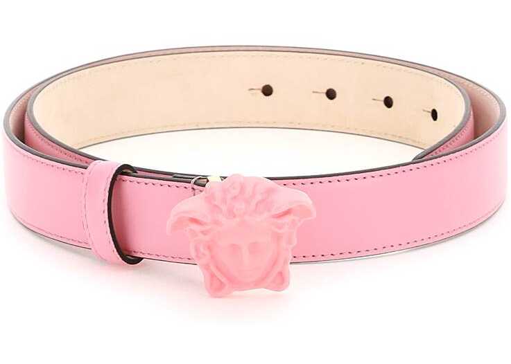 Curele Versace La Medusa Leather Belt BABY PINK BABY PINK VERSA Femei  (BM9449723) - Boutique Mall Romania