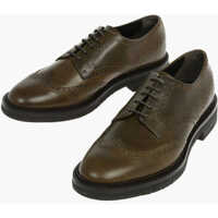 Pantofi Oxford Brogues Details Leather Derby Shoes Barbati