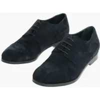 Pantofi Oxford Suede Derby Shoes With Leather Soles Barbati