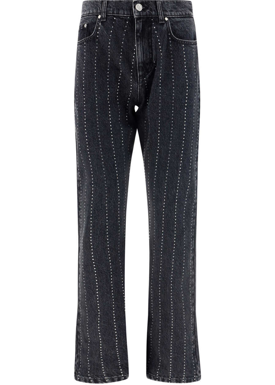 Stella McCartney Hotfix Stripes Jeans WASHED BLACK