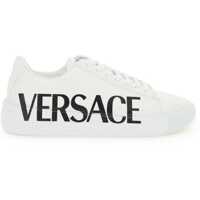 Sneakers Leather Greca Sneakers Barbati