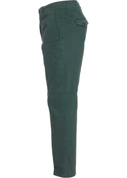 Pantaloni casual Department Five Setter Chino Pants GREEN Barbati (BM 9452348) 4