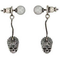 Cercei Pave Skull Earrings Femei
