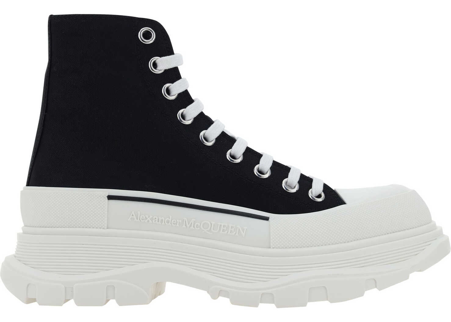 Alexander McQueen Sack Sneakers BLACK/WHITE