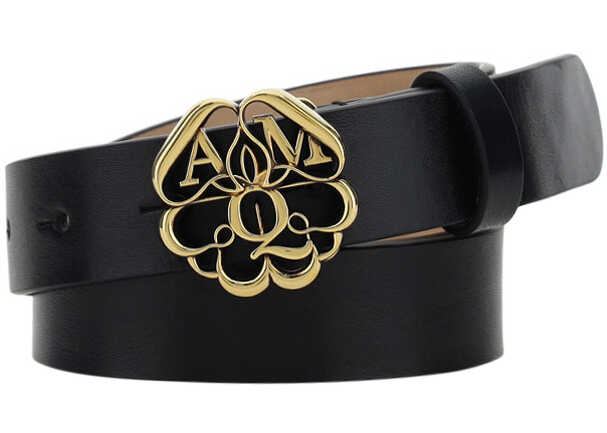 Alexander McQueen Seal Belt BLACK