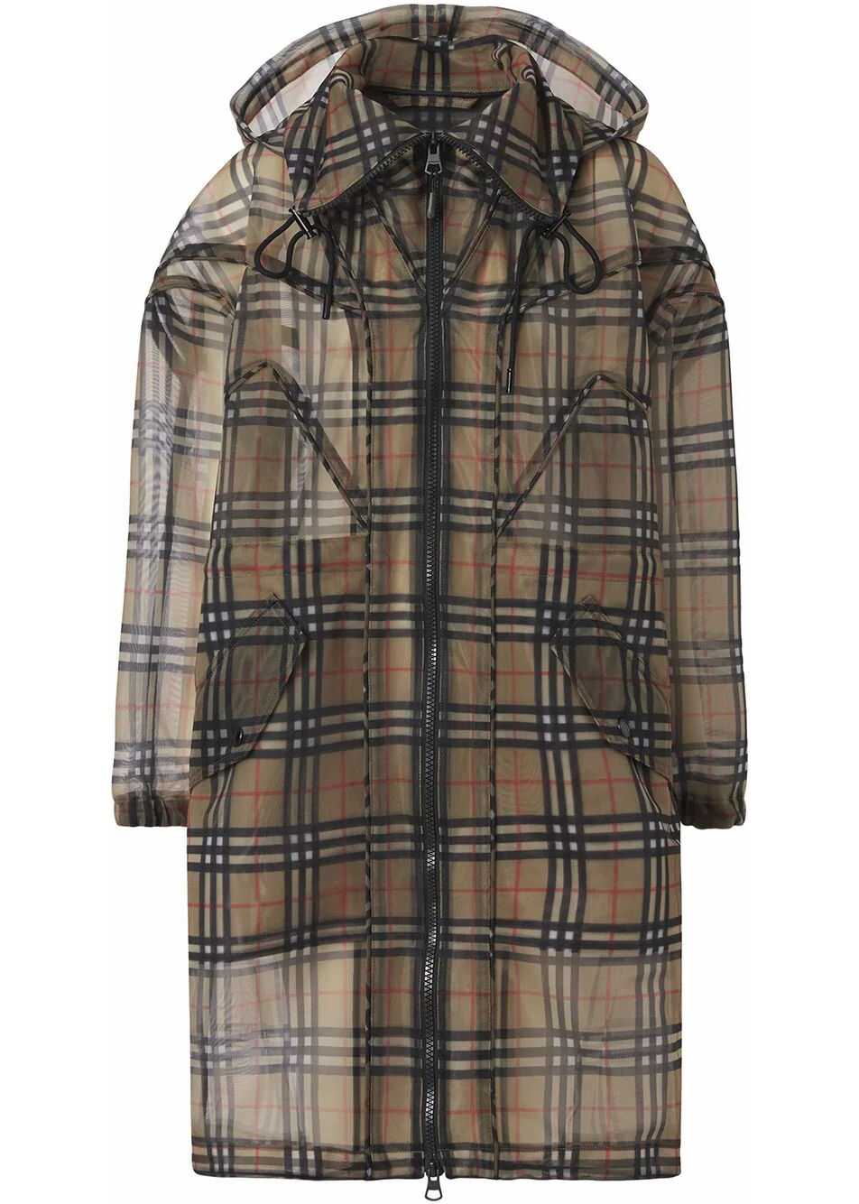 Burberry Polyester Trench Coat BEIGE