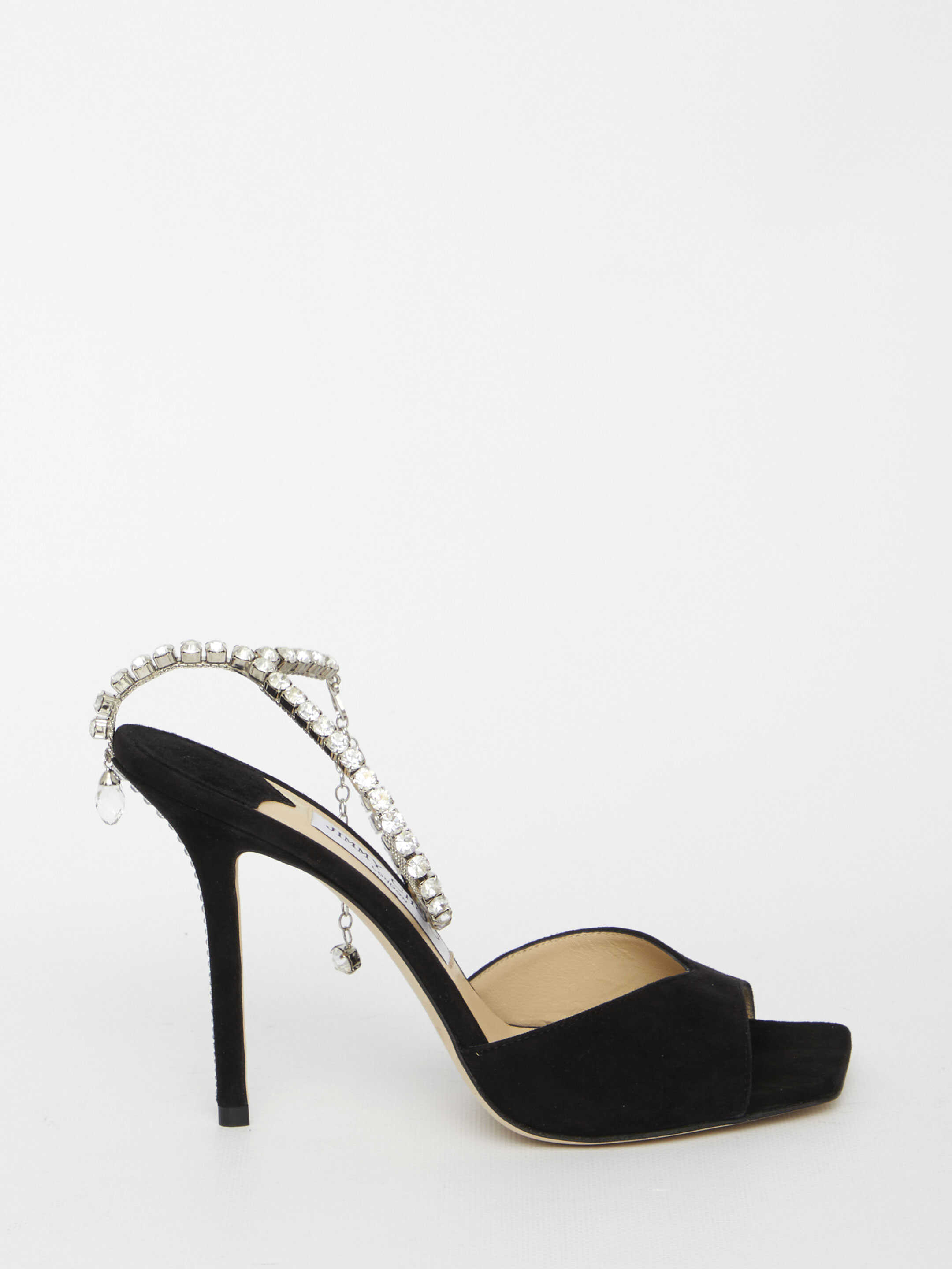 Jimmy Choo Saeda 100 Sandals Black