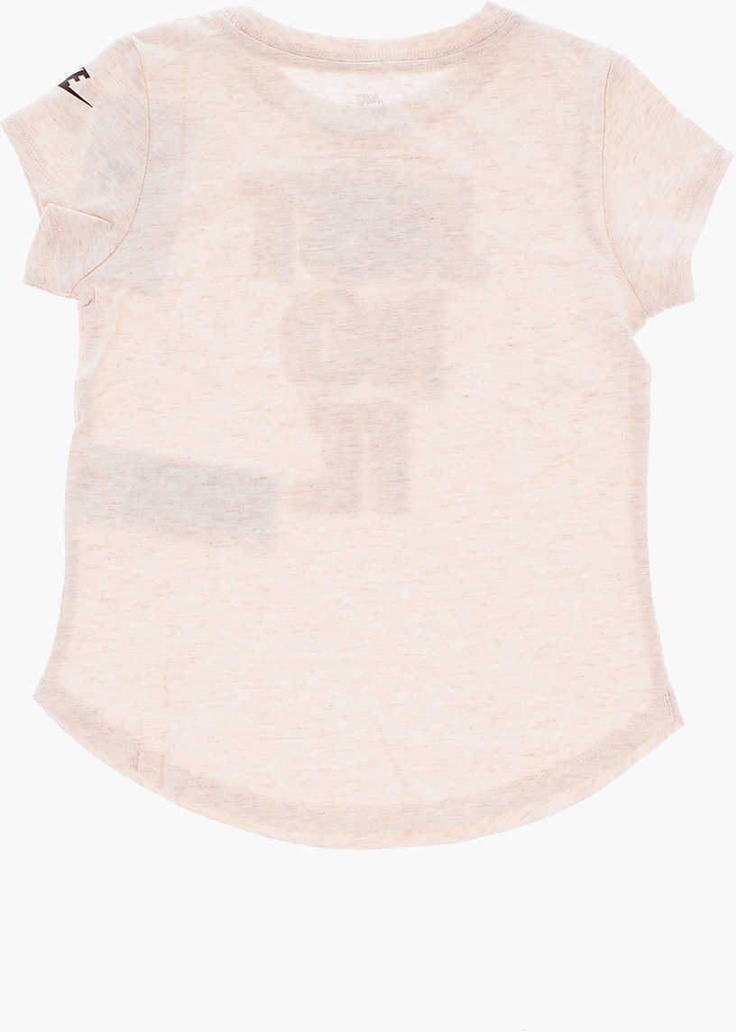 Tricouri Nike Animal Patterned Logo Crew-Neck T-Shirt Beige Baieti (BM 9454892) 3